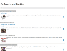 Tablet Screenshot of cashmereandcookies.blogspot.com