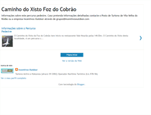 Tablet Screenshot of caminhodoxisto.blogspot.com