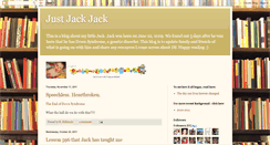 Desktop Screenshot of justjackjack.blogspot.com