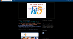 Desktop Screenshot of informacion-hi5.blogspot.com
