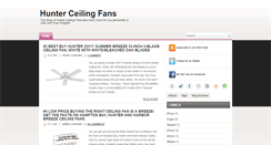 Desktop Screenshot of hunterceilingfanslowprice.blogspot.com