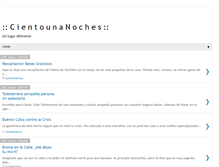 Tablet Screenshot of cientounanoches.blogspot.com