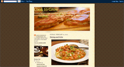 Desktop Screenshot of cooktogrow.blogspot.com