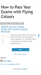 Mobile Screenshot of passyourexamswithease.blogspot.com
