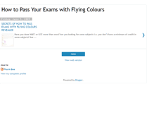Tablet Screenshot of passyourexamswithease.blogspot.com