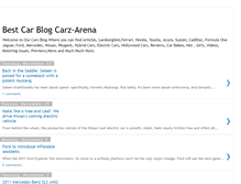 Tablet Screenshot of carz-arena.blogspot.com