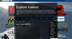 Desktop Screenshot of exploreiceland.blogspot.com