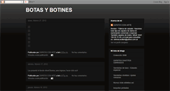 Desktop Screenshot of mis-botas.blogspot.com