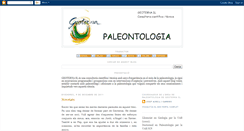 Desktop Screenshot of geoternapaleontologia.blogspot.com