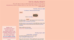 Desktop Screenshot of ohnosheliadidnt.blogspot.com