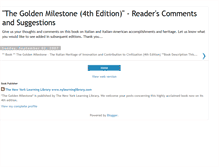 Tablet Screenshot of goldenmilestone.blogspot.com