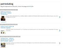 Tablet Screenshot of patriedublog.blogspot.com