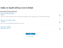 Tablet Screenshot of india-southafrica.blogspot.com