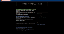 Desktop Screenshot of naowarat76-watchfootballonline.blogspot.com