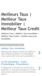 Mobile Screenshot of meilleur-taux-immobilier.blogspot.com