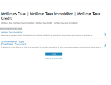 Tablet Screenshot of meilleur-taux-immobilier.blogspot.com