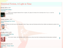 Tablet Screenshot of historicalfictionalightintime.blogspot.com