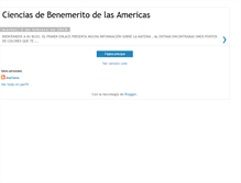 Tablet Screenshot of cienciasbenemerito.blogspot.com