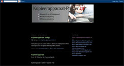 Desktop Screenshot of kopieerapparaat.blogspot.com