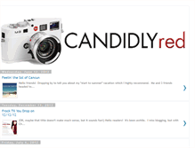 Tablet Screenshot of candidlyred.blogspot.com