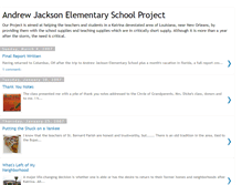 Tablet Screenshot of andrewjacksonelementaryproject.blogspot.com