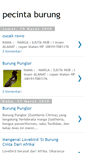 Mobile Screenshot of burunglover.blogspot.com