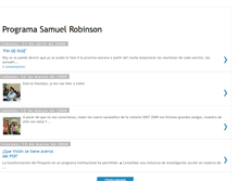Tablet Screenshot of programasamuelrobinson.blogspot.com