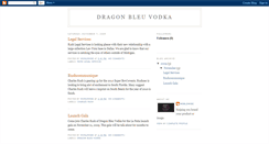 Desktop Screenshot of dragonbleuvodka.blogspot.com