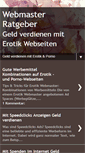 Mobile Screenshot of erotik-werbung-geld-verdienen.blogspot.com