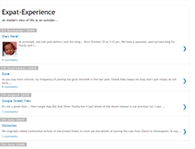 Tablet Screenshot of expat-experience.blogspot.com