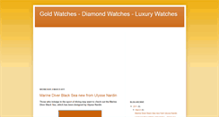 Desktop Screenshot of goldiamondwatches.blogspot.com