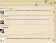 Tablet Screenshot of inserimentoalnidogenitoripreoccupati.blogspot.com