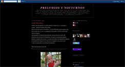 Desktop Screenshot of preludiosynocturnos.blogspot.com