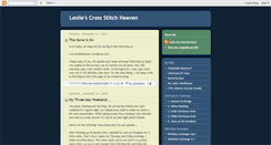 Desktop Screenshot of lesliesheaven.blogspot.com