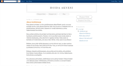Desktop Screenshot of aknenhoitaminen.blogspot.com
