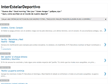 Tablet Screenshot of interestelardeportivo.blogspot.com