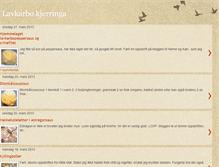 Tablet Screenshot of lavkarbokjerringa.blogspot.com