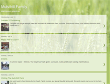 Tablet Screenshot of mulvfamily.blogspot.com