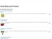 Tablet Screenshot of mindbodyandfitness.blogspot.com