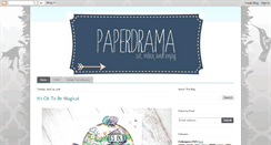 Desktop Screenshot of paperdrama.blogspot.com