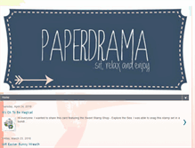 Tablet Screenshot of paperdrama.blogspot.com