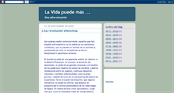 Desktop Screenshot of lavidapuedemas.blogspot.com