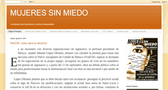 Desktop Screenshot of mujeressinmiedo.blogspot.com