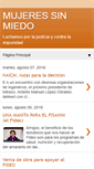 Mobile Screenshot of mujeressinmiedo.blogspot.com