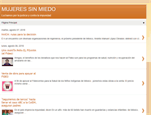 Tablet Screenshot of mujeressinmiedo.blogspot.com