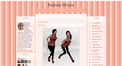 Desktop Screenshot of fashion-wh0re.blogspot.com