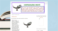 Desktop Screenshot of contradicoescrista.blogspot.com