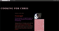 Desktop Screenshot of cookingforchris.blogspot.com