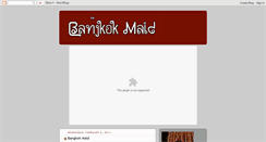 Desktop Screenshot of bangkokmaid.blogspot.com