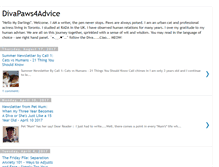 Tablet Screenshot of divapaws4advice.blogspot.com